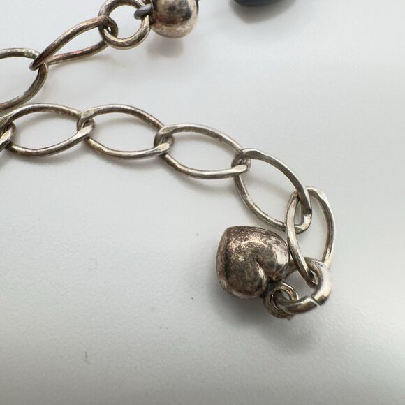 JAY KING DTR Black Onyx Necklace Faceted & Smooth Stone 925 Mine Finds 18"-20" - Picture 9 of 11